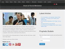 Tablet Screenshot of heartofdavidministries.org